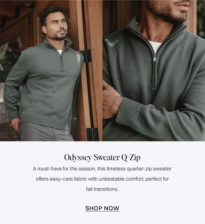 Odyssey Sweater Q-Zip - Moss