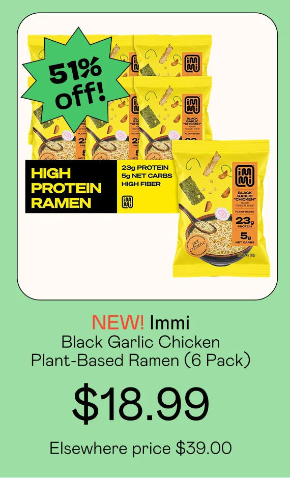 Black Garlic Chicken Plant-Based Ramen (6 Pack)