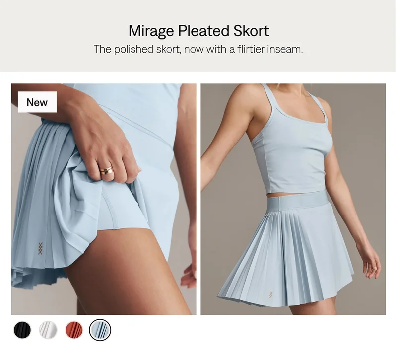 Mirage Pleated Skort