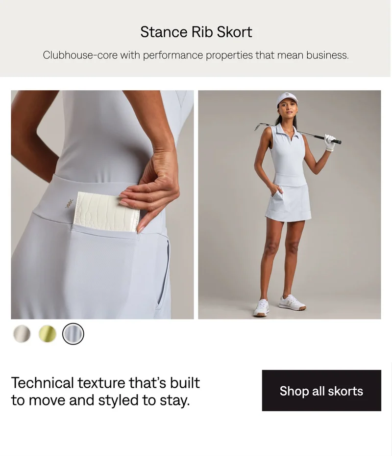 Stance Rib Skort
