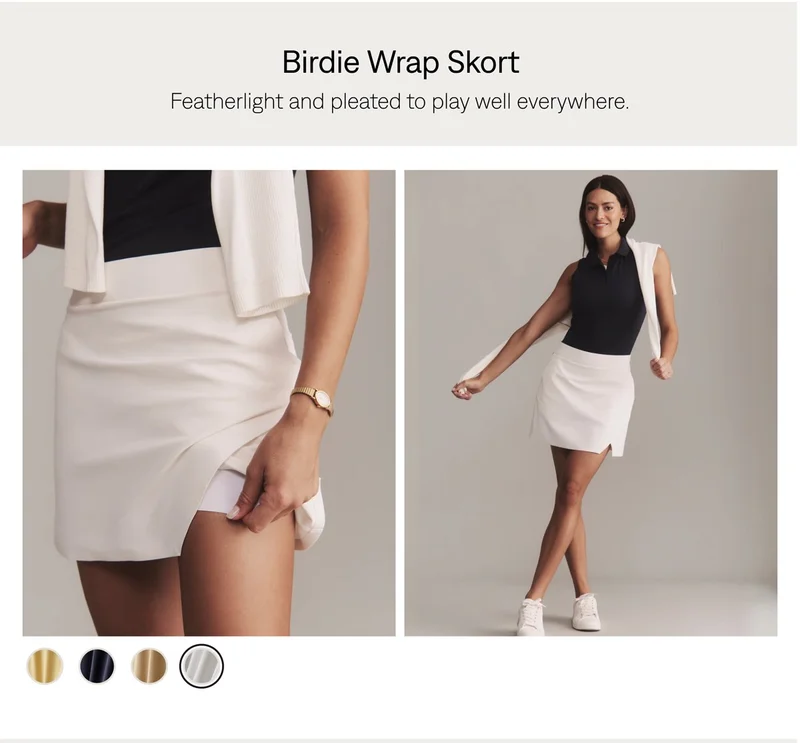 Birdie Wrap Skort