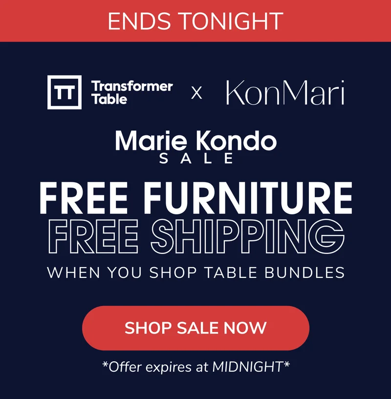 FREE Furniture + FREE Shipping Ends Tonight