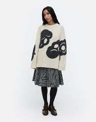 Luonto Tumma Knitted wool pullover