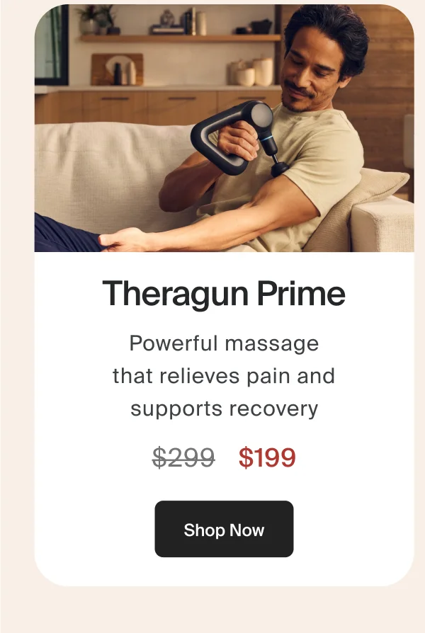 Theragun Prime | Powerful massage that relieve pain and supports recovery | Shop Now