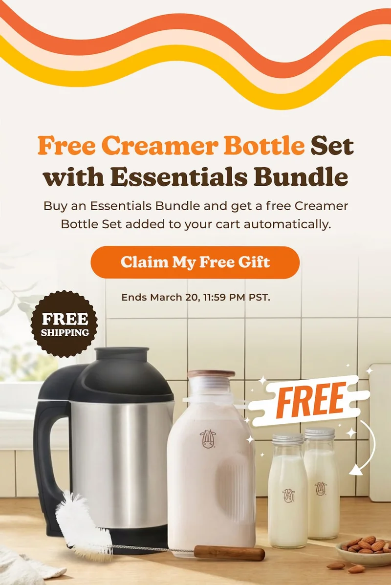 Free Creamer Bottle Set with Essentials Bundle