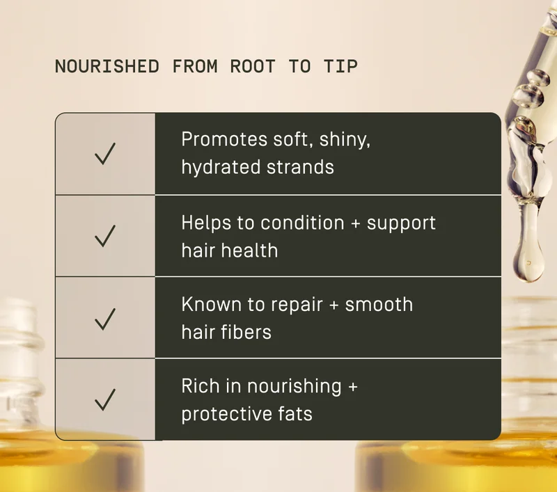 Nourished from root to tip
