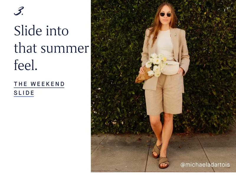 3. Slide into that summer feel. THE WEEKEND SLIDE @michaeladartois
