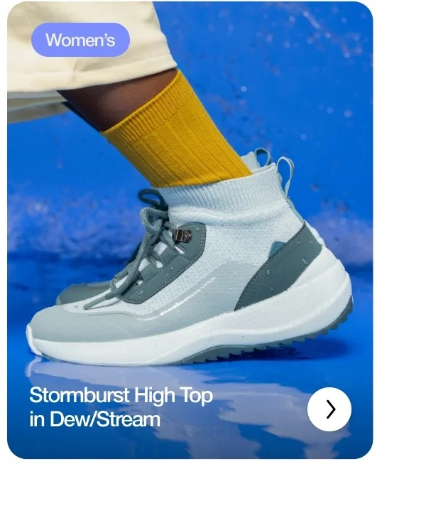 Stormburst High Top in Dew/Stream (Women's).