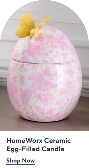 Homeworx Egg-Filled Candle