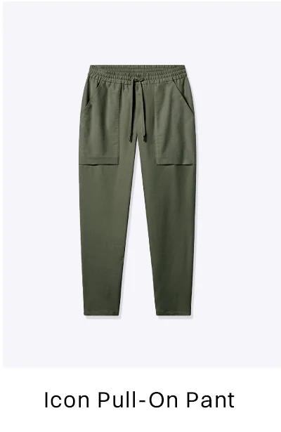Deep Olive Icon Pull-On Pant
