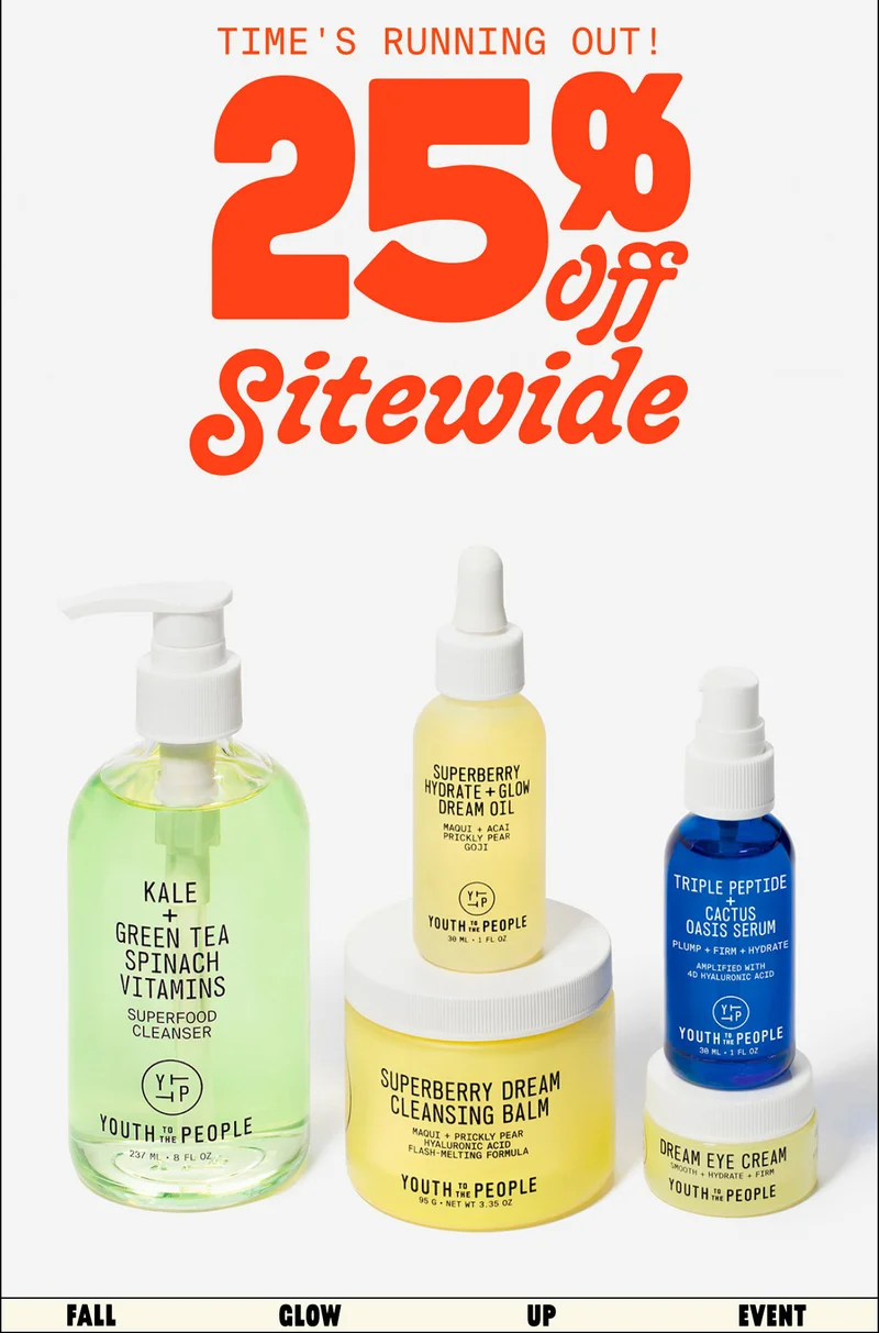 25% off Sitewide