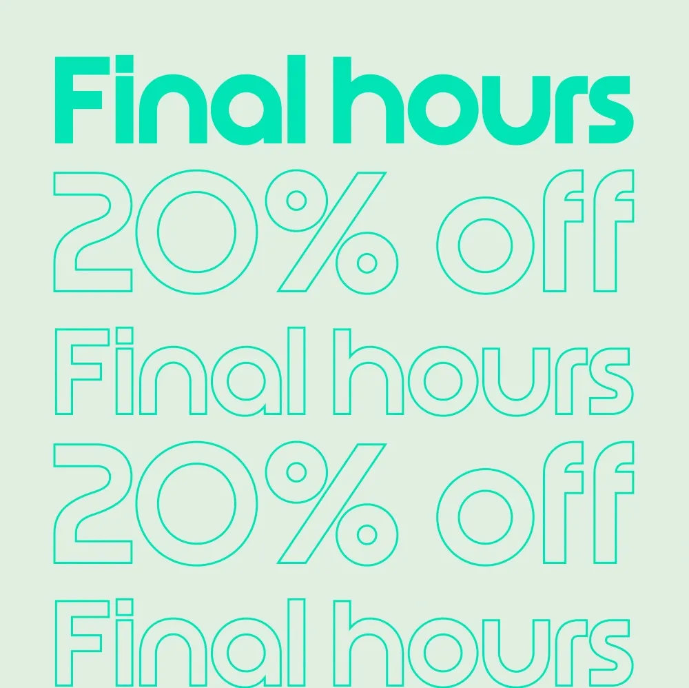 Shop 20% off