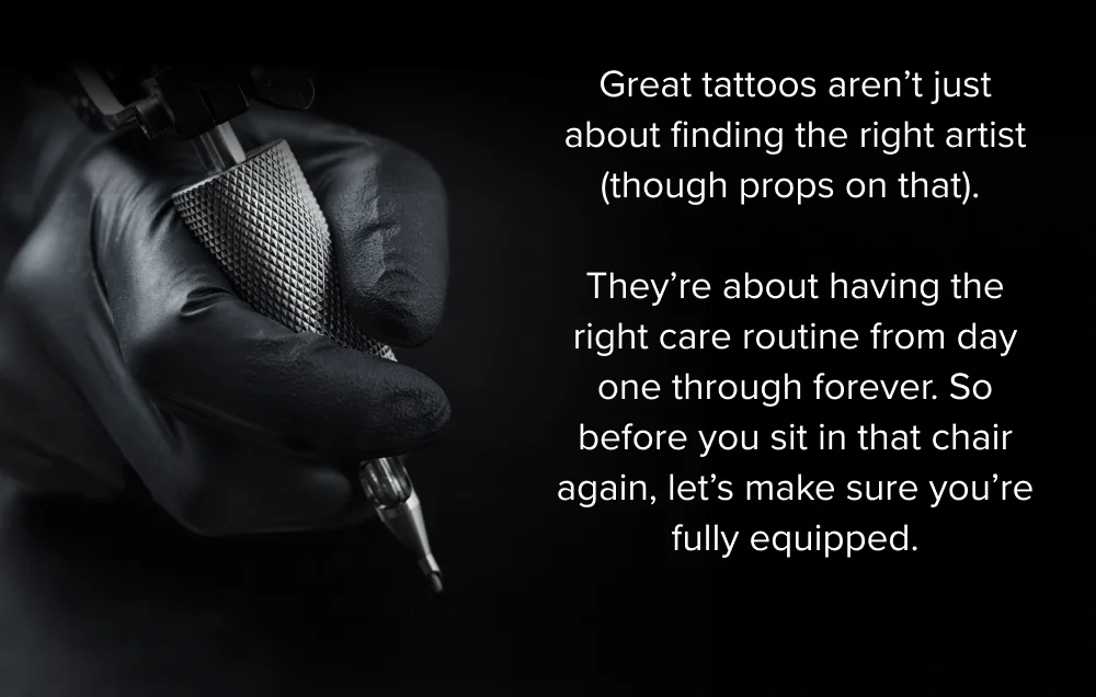Great tattoos aren’t just about finding the right artist (though props on that).