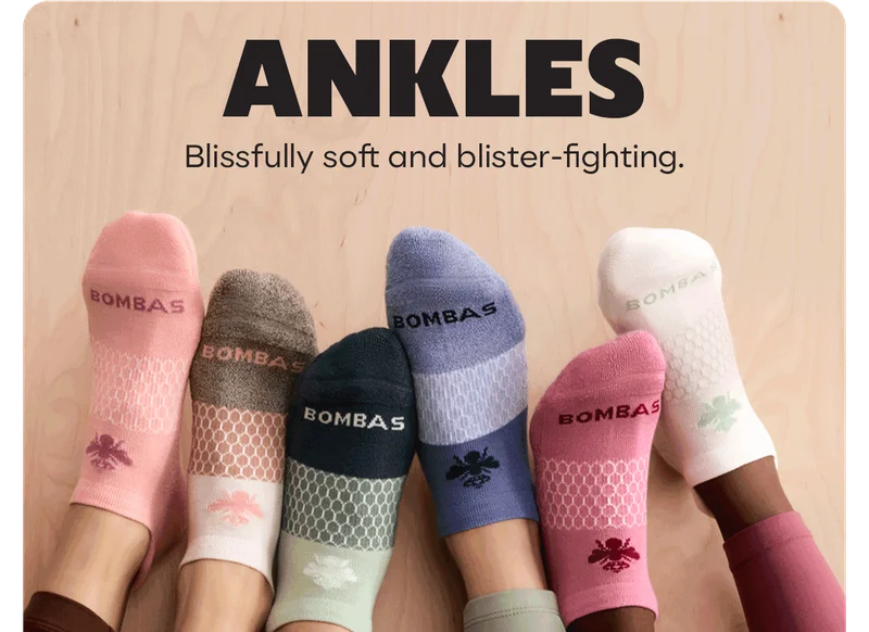 ANKLES | Blissfully soft and blister-fighting.