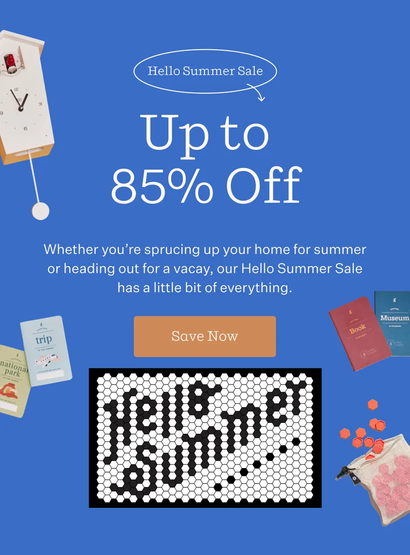 Summer Sale | Up to 85% Off