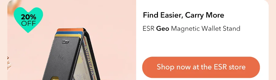 "ESR Geo Magnetic Wallet Stand "