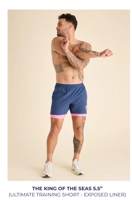 Ultimate Training Short- Exposed Liner: The King Of The Seas 5.5"