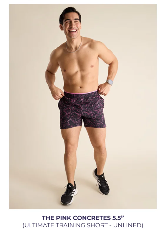 Ultimate Training Short - Unlined: The Pink Concretes 5.5"