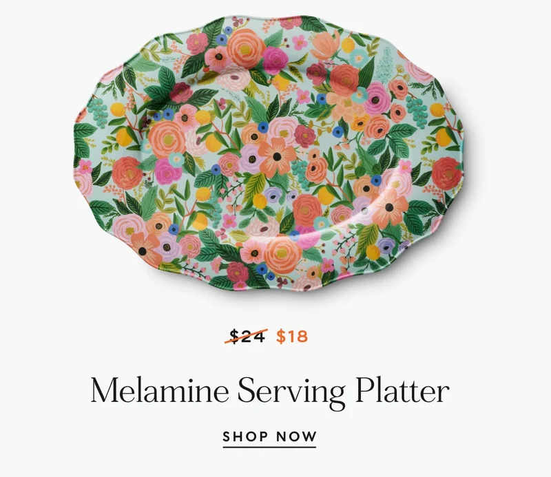 Melamine Serving Platter