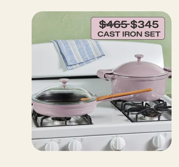 Cast Iron Set | Was $465 now $345