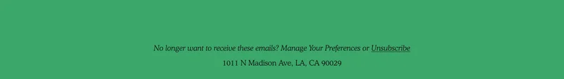 Manage Preferences
