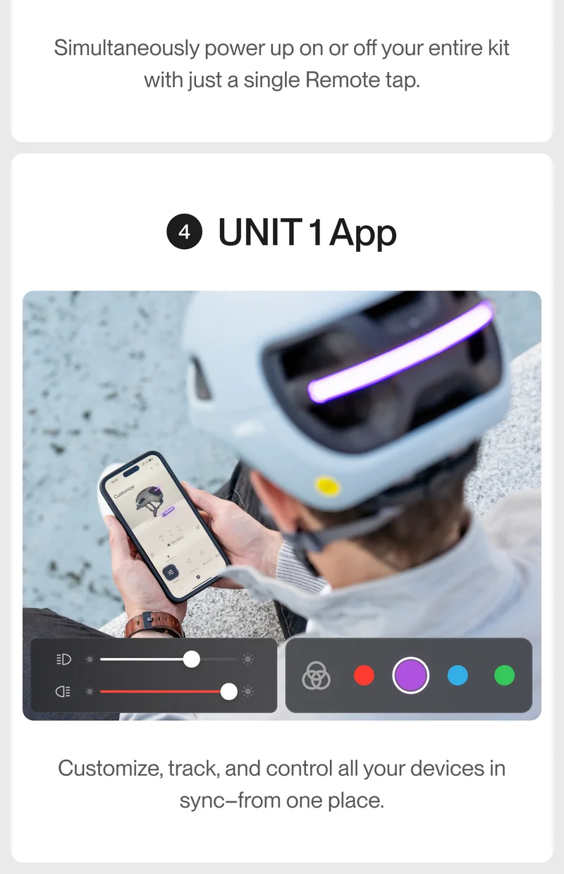 Explanation on what the UNIT 1 App is usefull for.