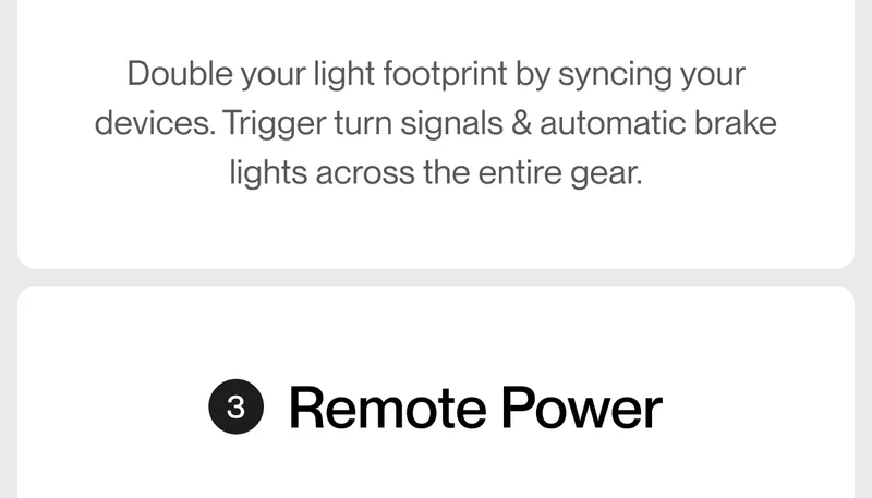 Description of the concept of double light footprint and how it works.