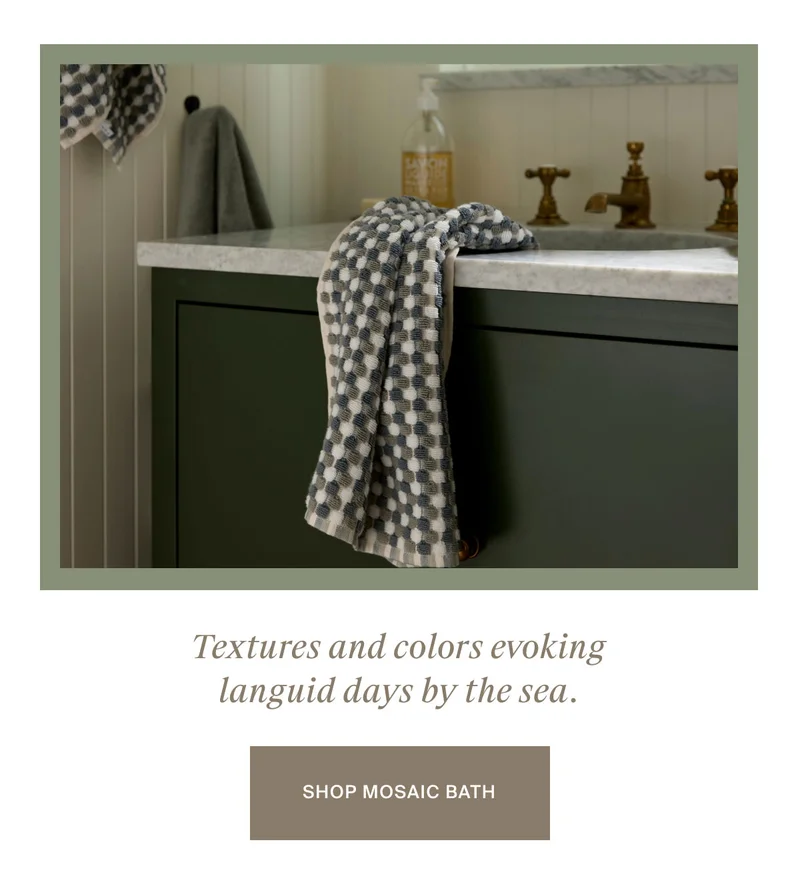 Shop Organic Mosaic Towels