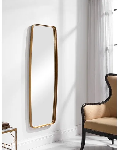 Devyn Full Length Mirror-Gold