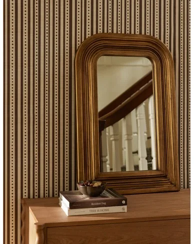 Haisley Mirror - Gold