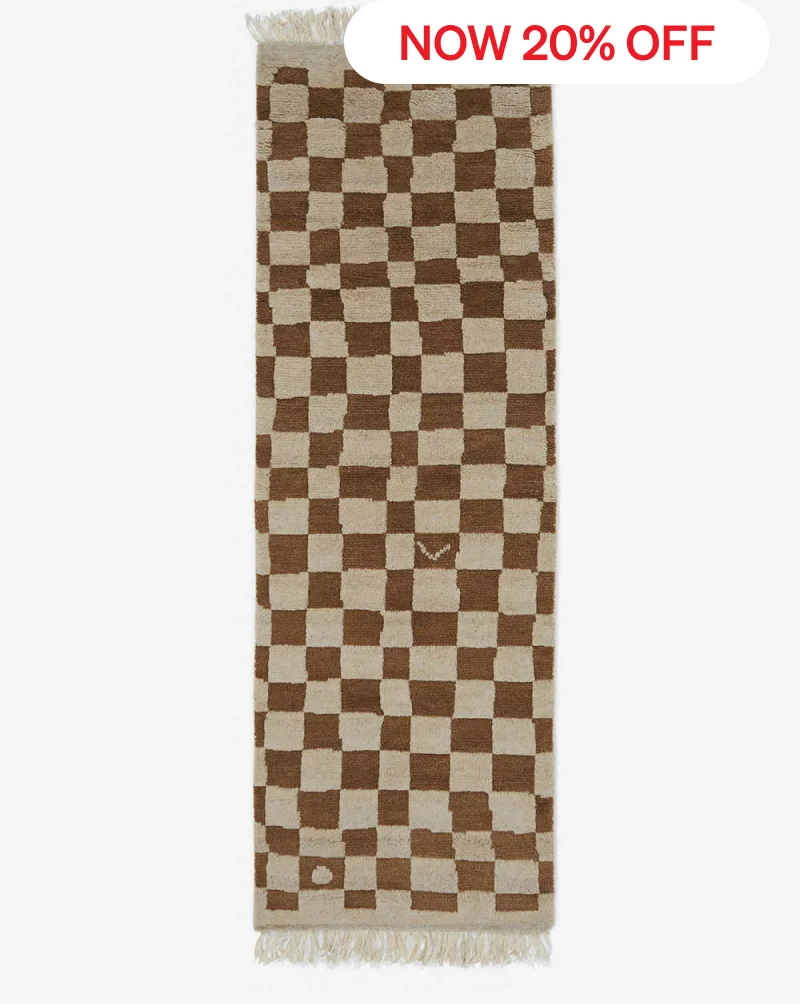 Shop Irregular Checkerboard Rug