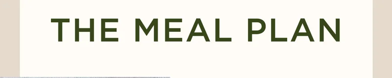 The Meal Plan