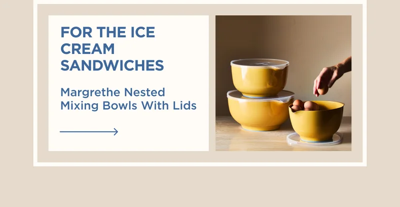 Margrethe Nested Mixing Bowls with Lids