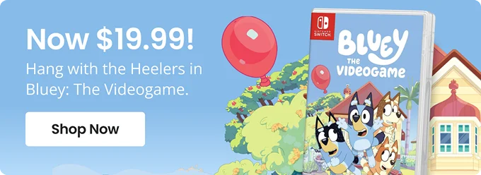 Now $19.99! | Hang with the Heelers in Bluey: The Videogame. | Shop Now