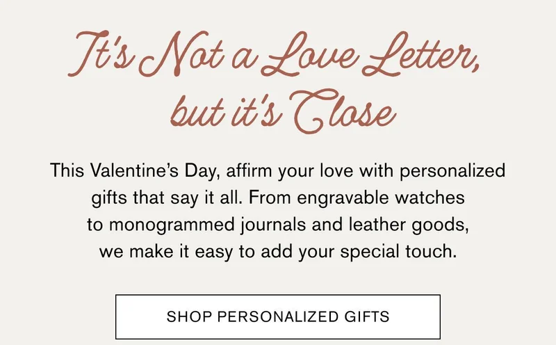 It's Not a Love Letter, but it's Close