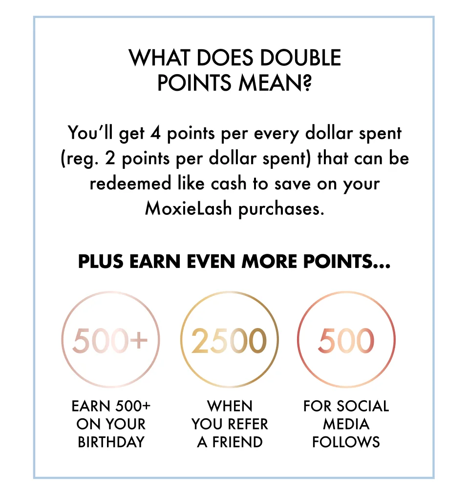 WHAT DOES DOUBLE POINTS MEAN?