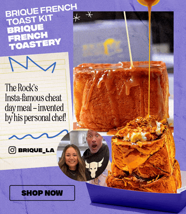 The Rock's Insta-Famous cheat day meal — invented by his personal chef!