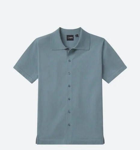 Riviera Knit Button Up