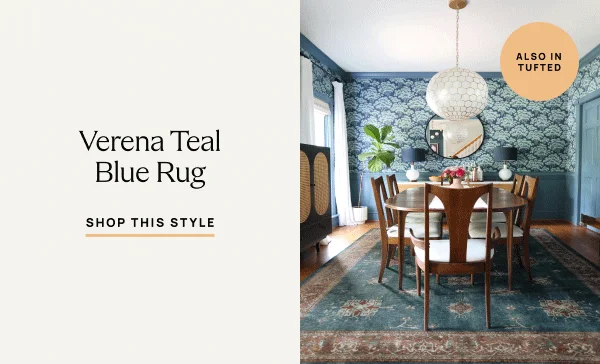 Verena Teal Blue Rug