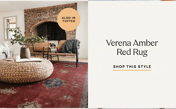 Verena Amber Red Rug