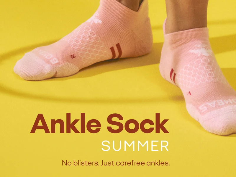 Ankle Sock SUMMER. No blisters. Just carefree ankles.