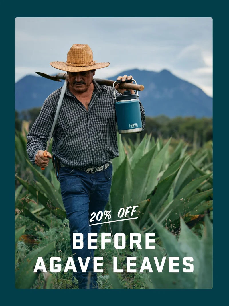 20% Off Before Agave Leaves