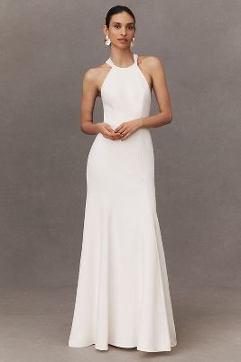 Jenny by Jenny Yoo Shipley Halter Wedding Gown