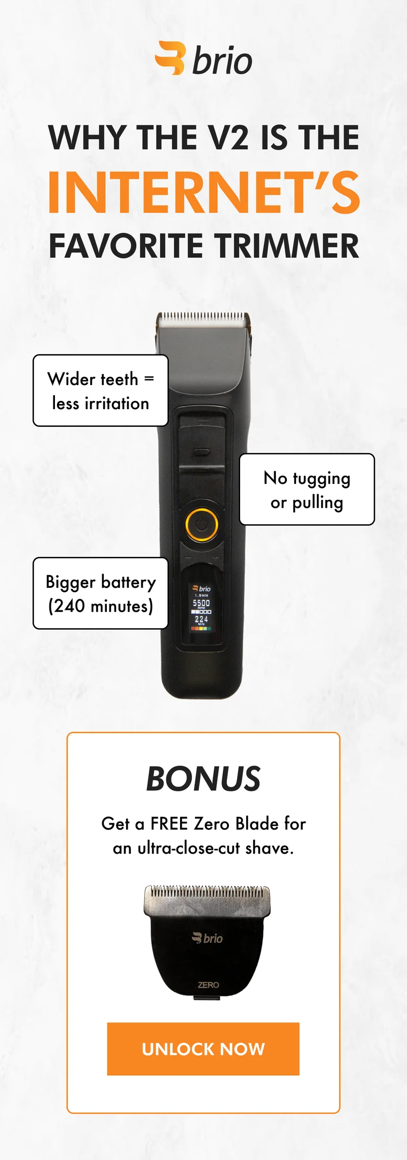 Get a Beardscape V2 and a FREE Zero Blade!