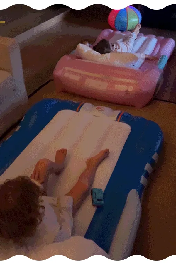 Sleepover Bed GIF