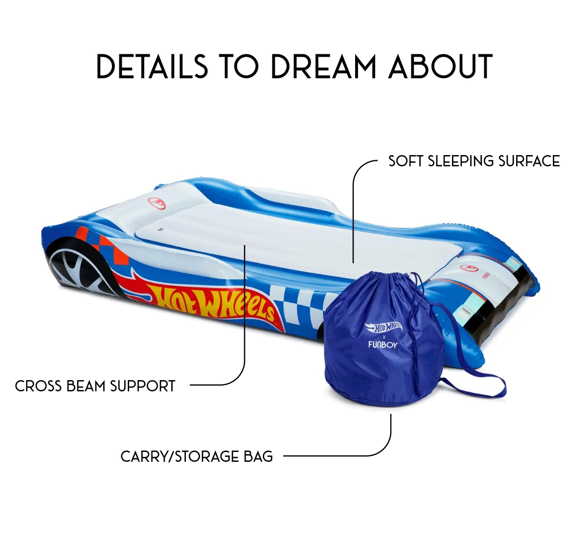 Details to Dream About - Cross Beam Support - Soft Sleeping Surface