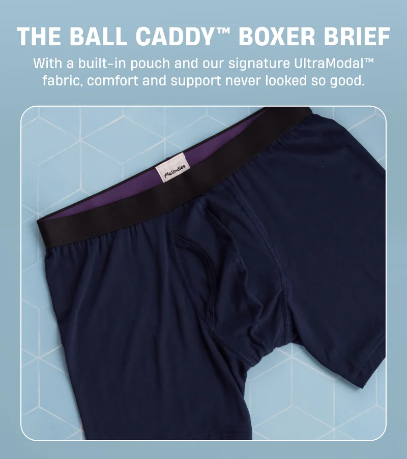 The Ball Caddy Boxer Brief with a built-in pouch and our signature UltraModal fabric, comfort and support never looked so good.