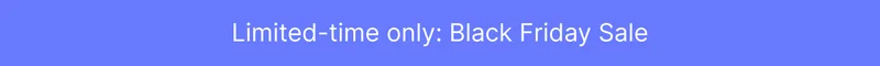 Black Friday Sale!