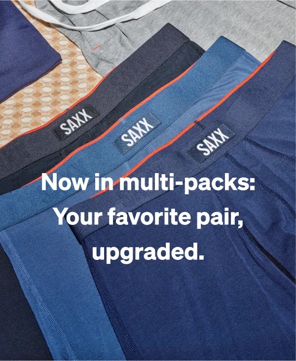 Now in multi-packs: Your favorite pair, upgraded.