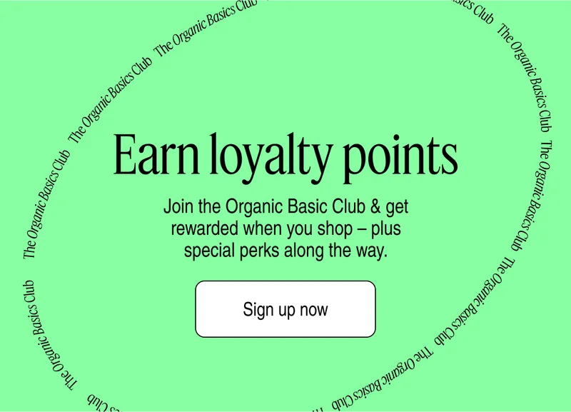 Earn loyalty points | Sign up now